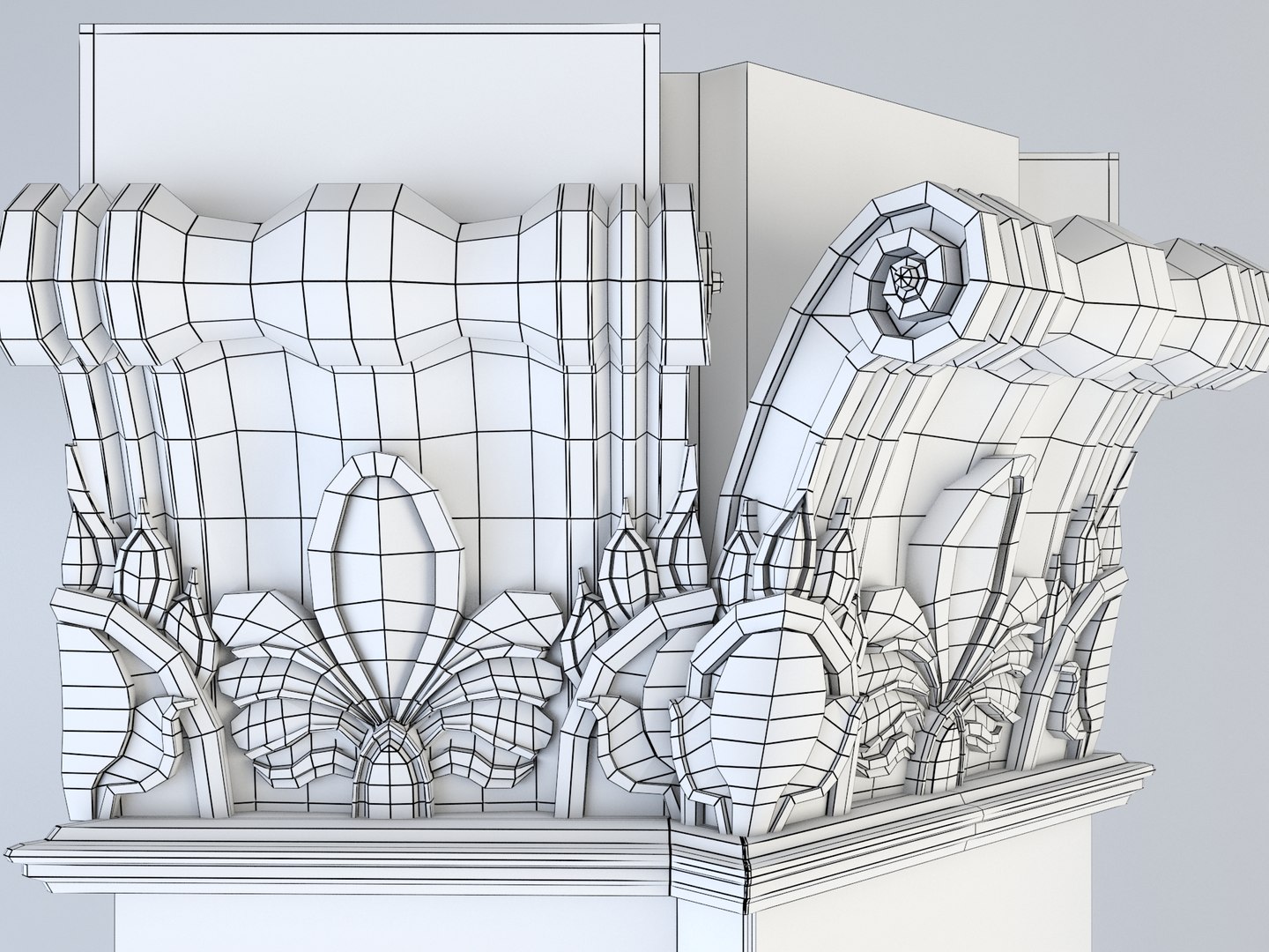 3d Model Column