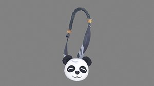 Cartoon panda satchel model