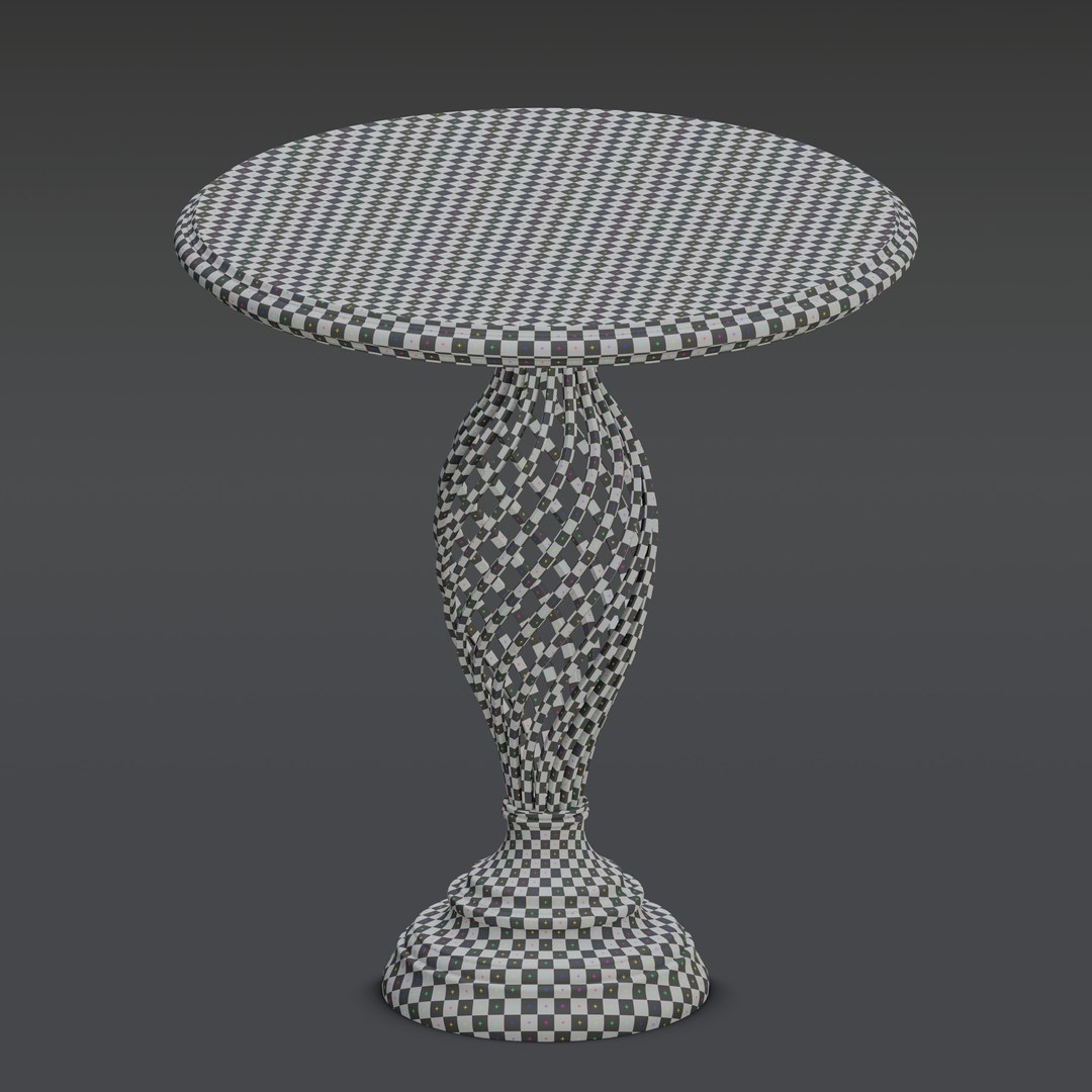 3D table twisted model - TurboSquid 1685263