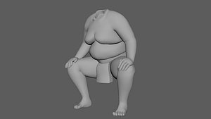 3D Model Sumo different body type ready for Print