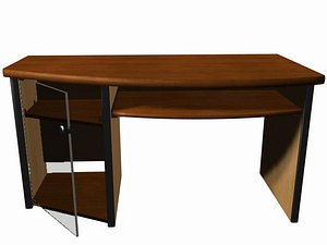 free desk 3d model