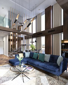 Sketchup V-ray Living Room V3