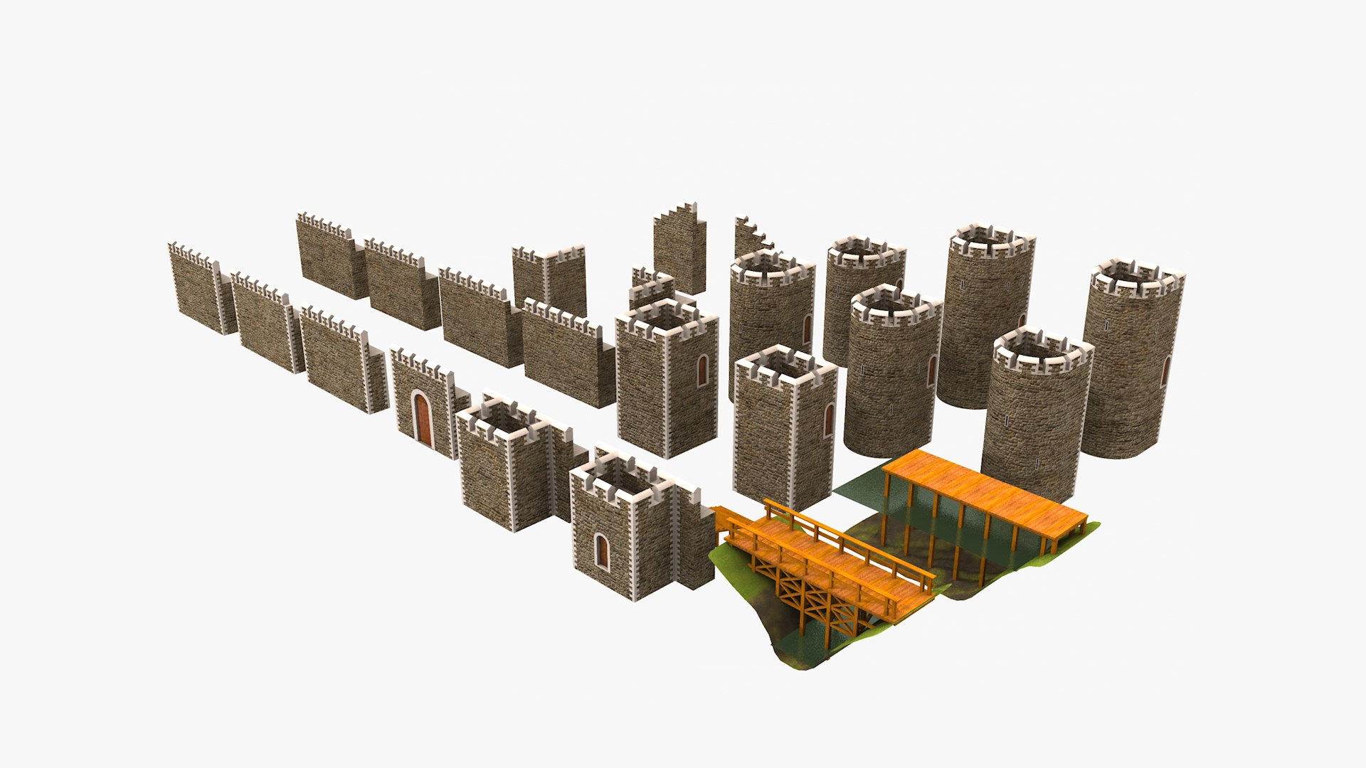 3D Model Medieval Castles Collection - TurboSquid 2050228