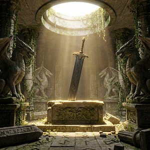 Legendary Dragon Greatsword Valdrin - 6 Skins PBR