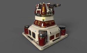 3D Small 50mm Cannon model