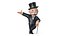Mr Monopoly Character Welcome Pose