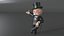 Mr Monopoly Character Welcome Pose