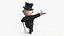 Mr Monopoly Character Welcome Pose