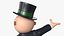 Mr Monopoly Character Welcome Pose