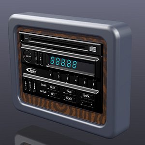 3dsmax in-dash-radio cd player