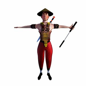 3D character modeled