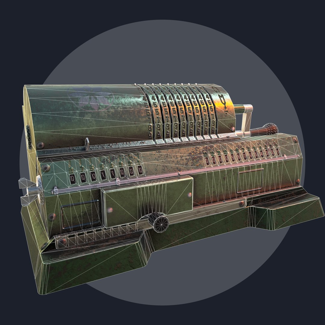 3D Adding Machine - TurboSquid 1311883