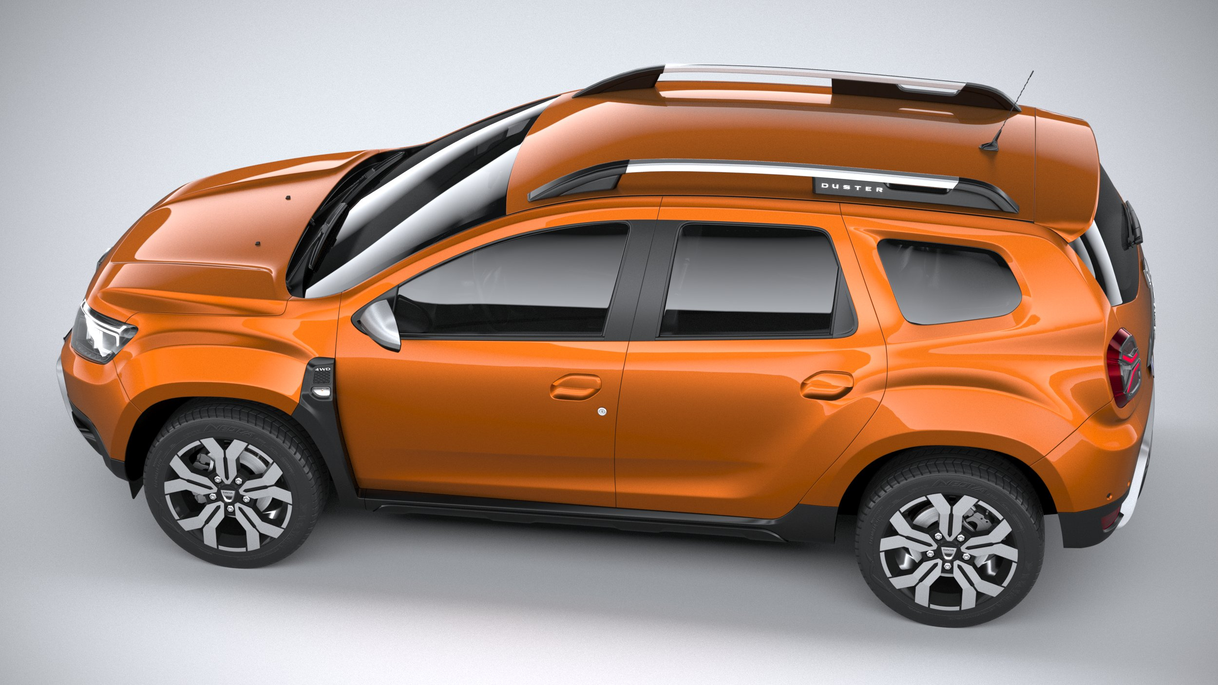 Dacia Duster 2022 model TurboSquid 1763015