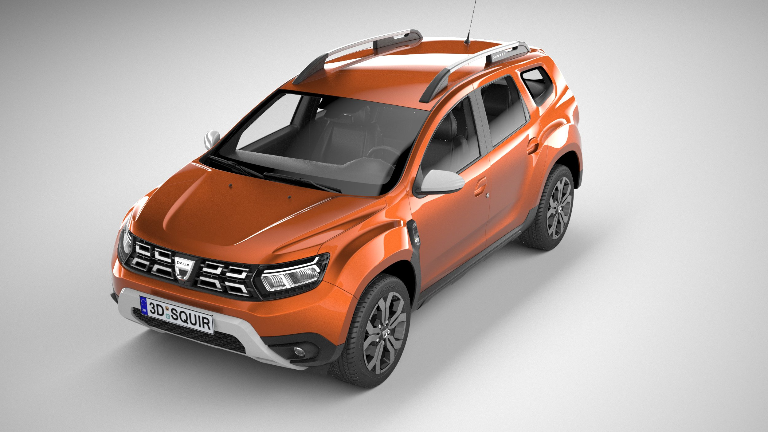 Dacia Duster 2022 model TurboSquid 1763015