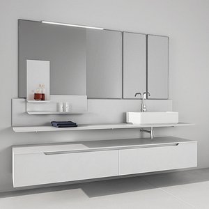 bathroom furniture set arcom 3D model