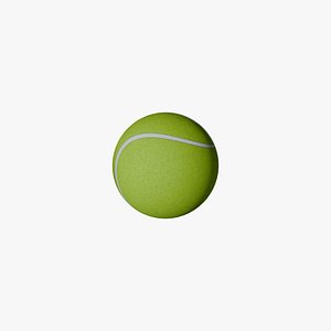Tennis Ball PBR Low-Poly 3D
