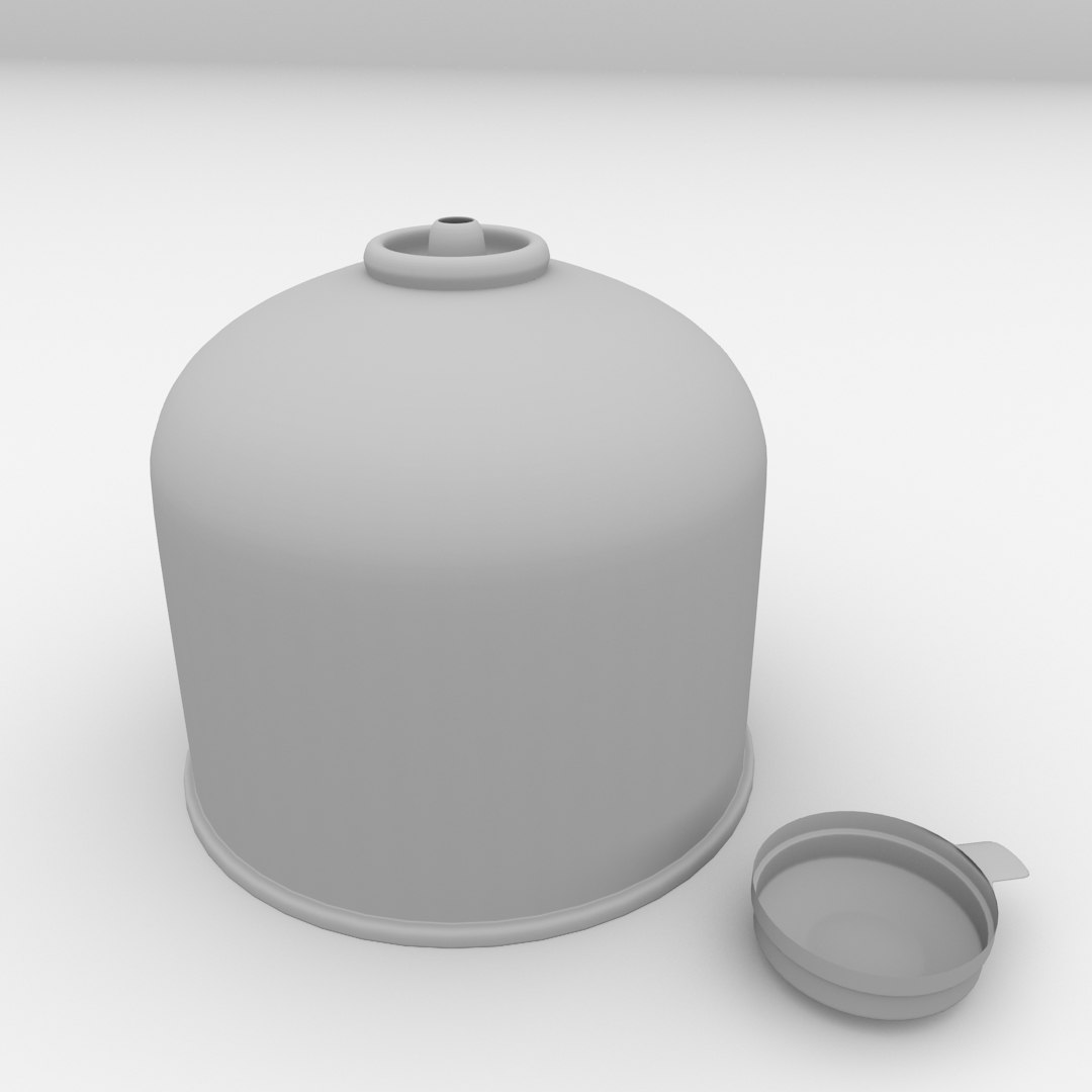 camping butane gas 3d model
