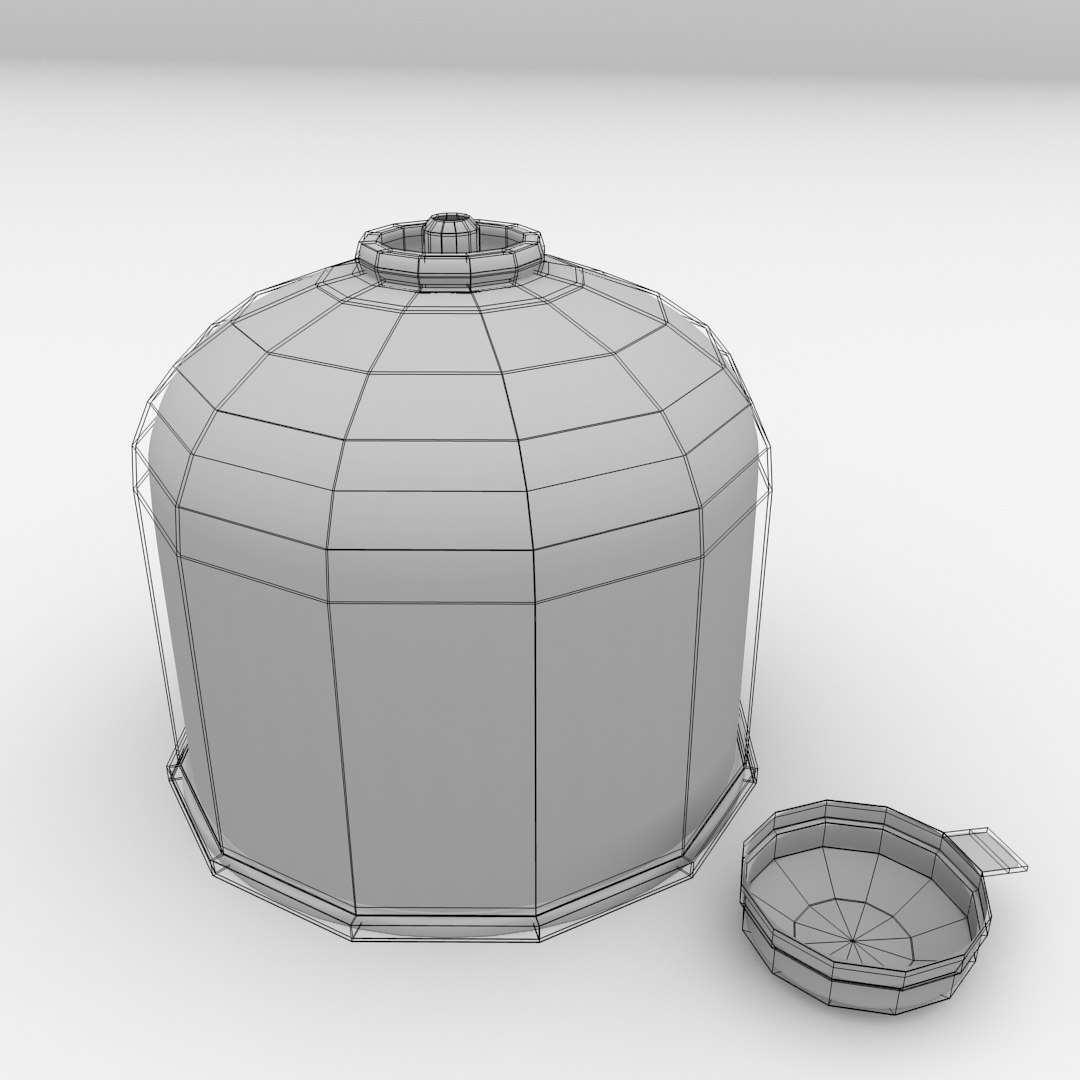 camping butane gas 3d model
