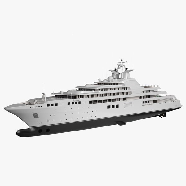 Dubai Superyacht Dynamic Simulation 3D model