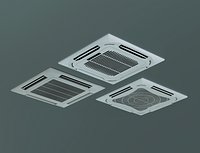 Low Poly Ceiling Air Conditioner