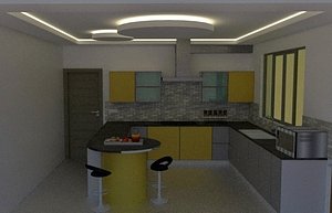kitchen design 3d 3ds