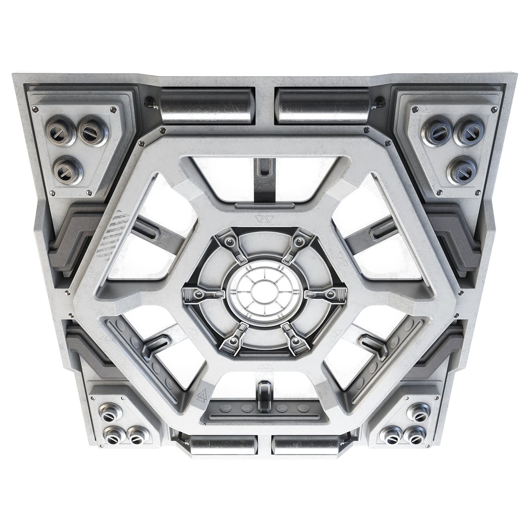 Space Station Ceiling - Large 3D - TurboSquid 2199258