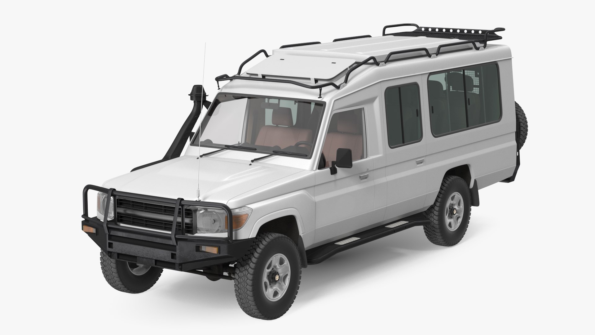 Safari Vehicle 4x4 Rigged 3D model preview