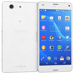 3d sony xperia z3 compact model