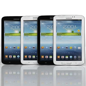 samsung galaxy tab 3 3d model