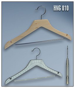 3d clothes hanger model