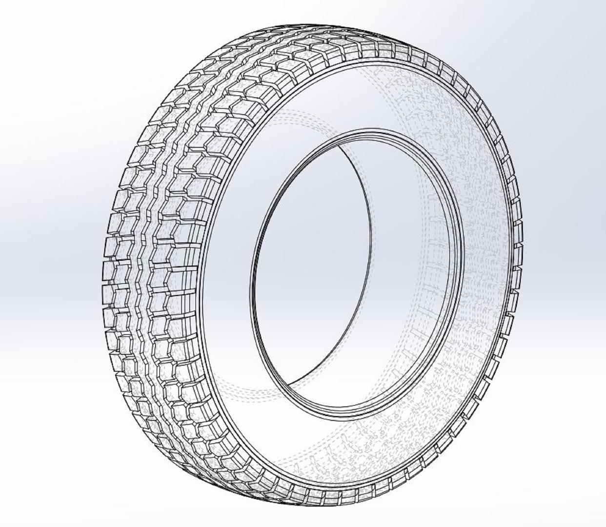 3D Model Diecast Tire Of Pickup Truck Scale 1 To 25 - TurboSquid 2245778