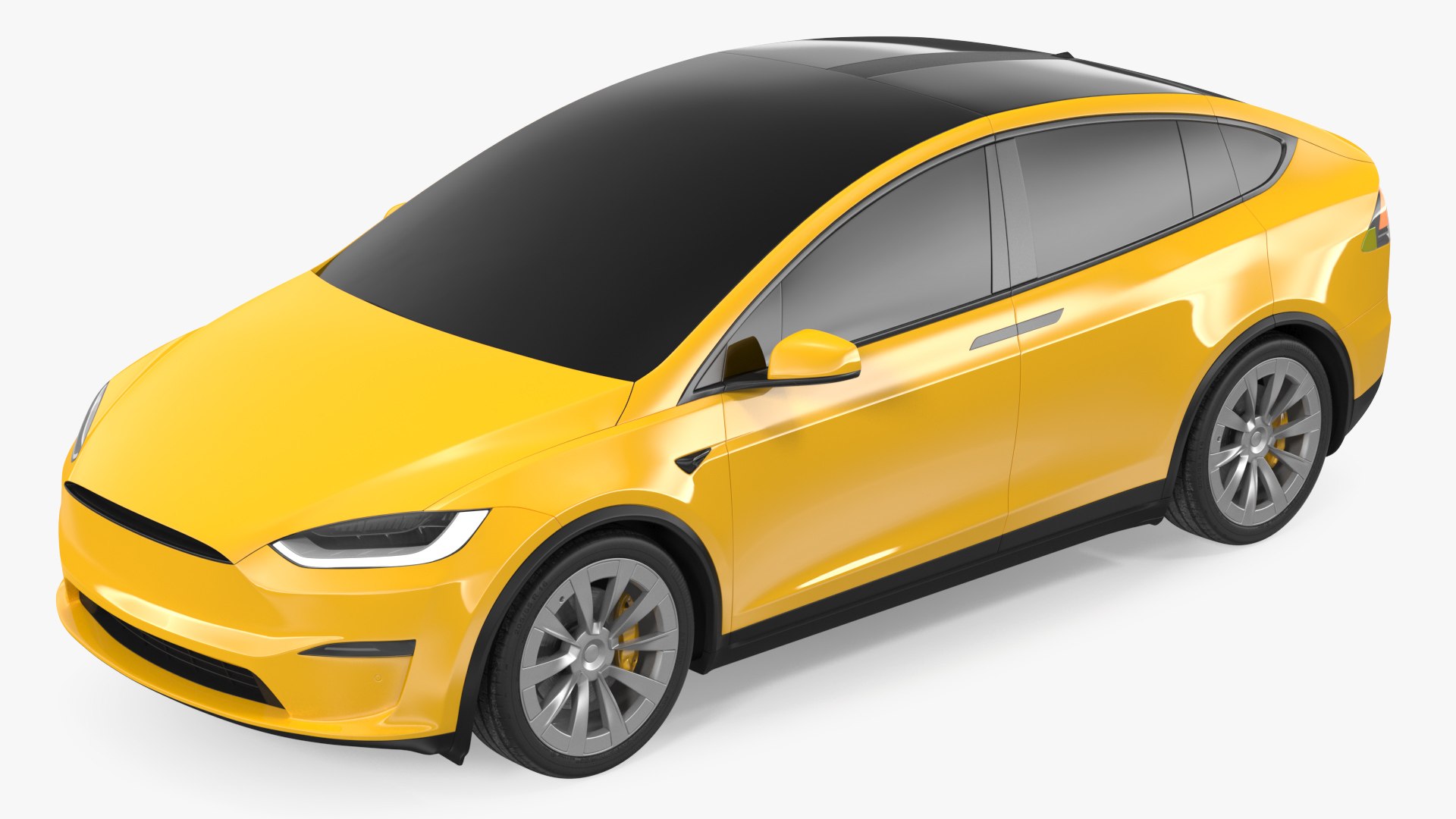 Electric SUV Exterior Only 3D model preview
