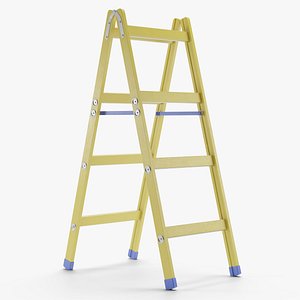 Yellow Wooden Ladder