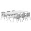 Cadeira Flexform Crono Conjunto de mesa de jantar Boma
