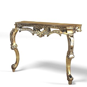 moda baroque wall console table 2 leg two classic