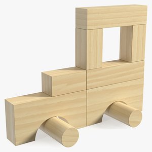 3D Wooden Constructor Car