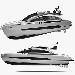 Pershing GTX80 sport yacht model