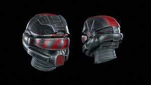 3D Sci-Fi Helmet