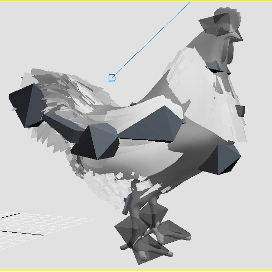 Chicken Roster 3D Model - TurboSquid 2042561