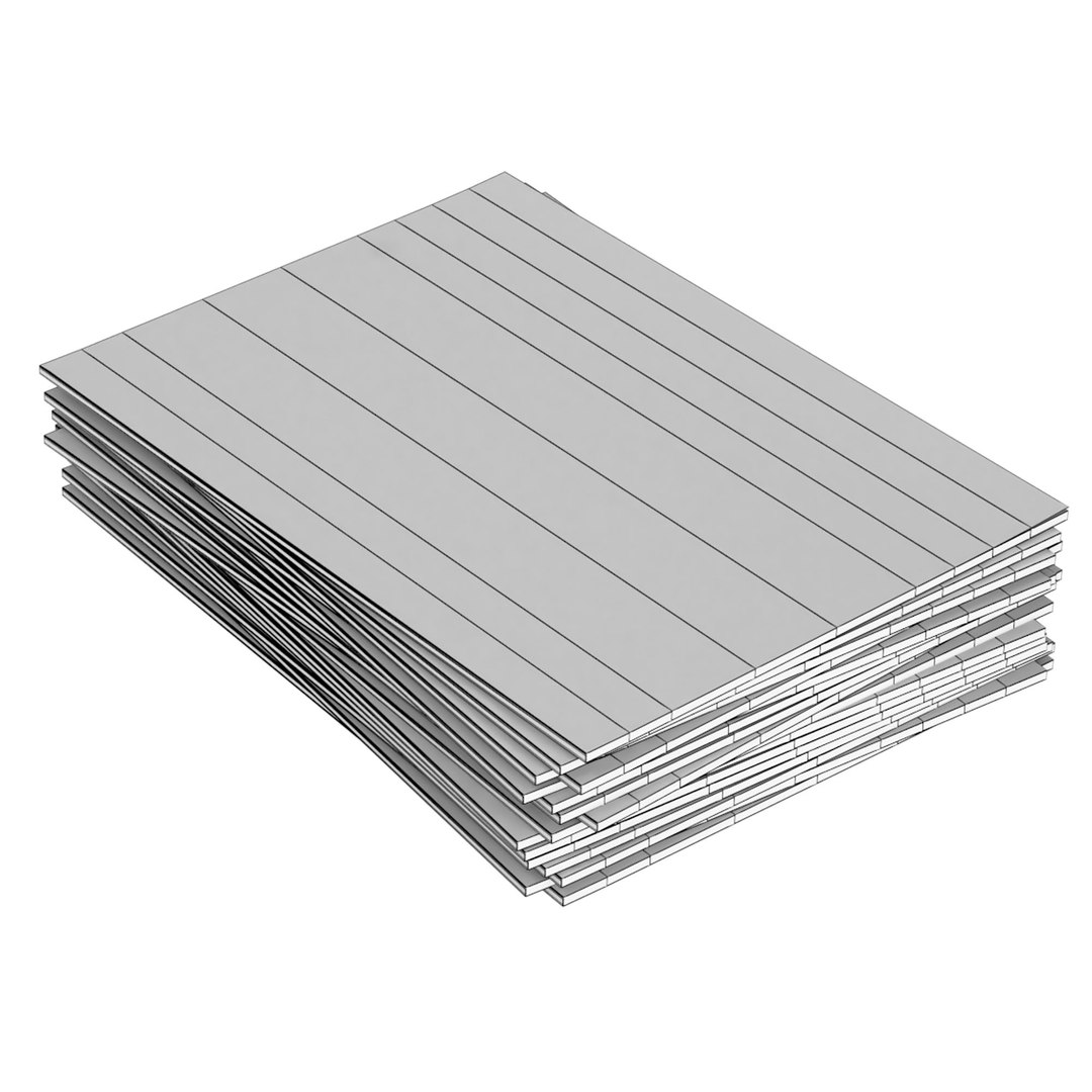 Stacks Magazines 3D Model - TurboSquid 1525111
