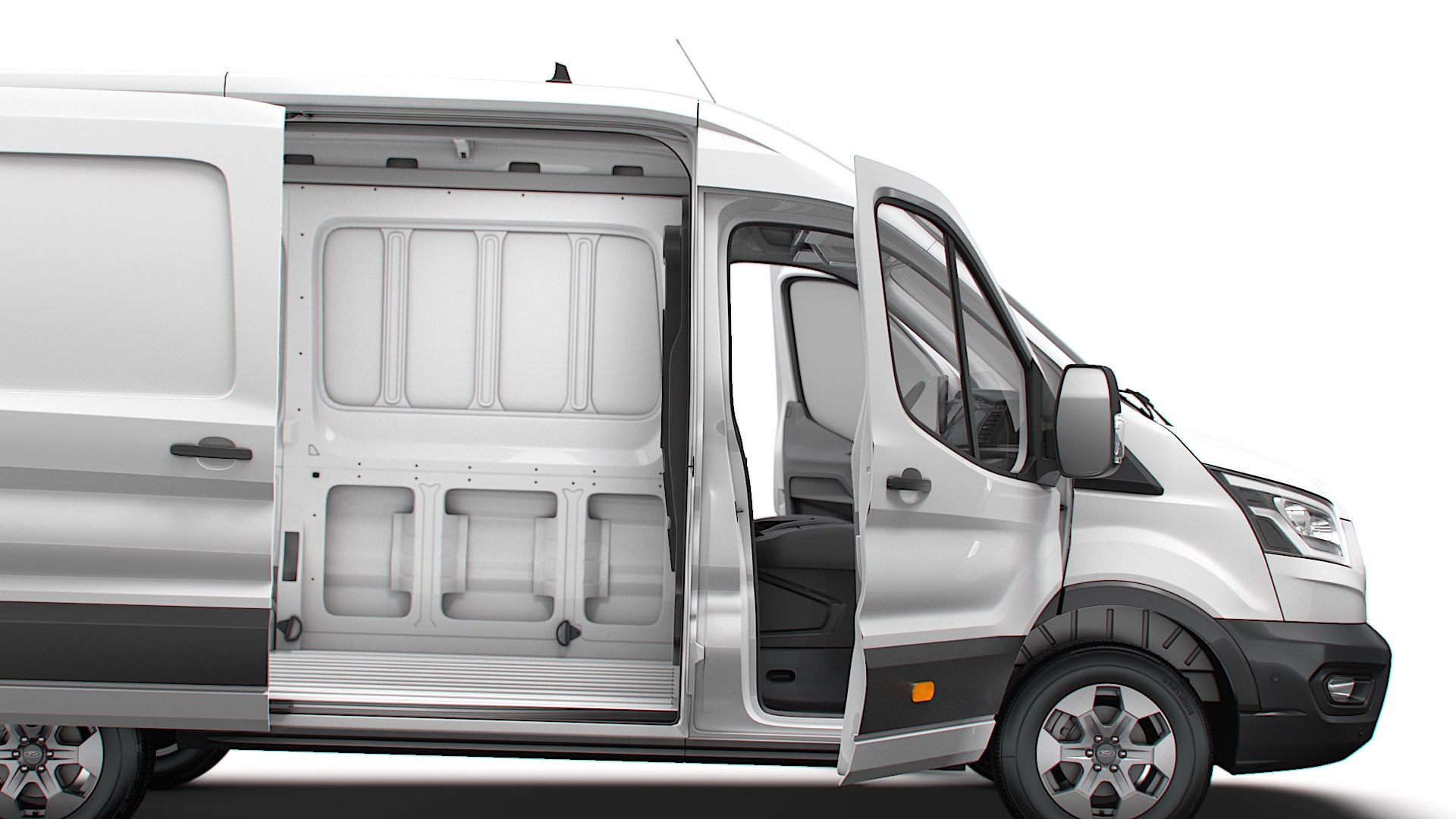 3D Ford Transit Van L2H2 HQInterior 2024 - TurboSquid 2244727