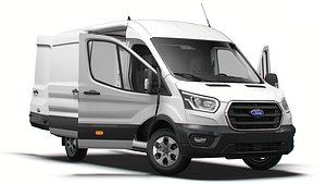 3D Ford Transit Van L2H2 HQInterior 2024