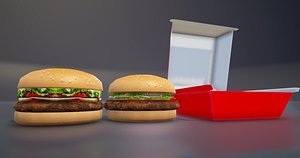 Hamburger + Box