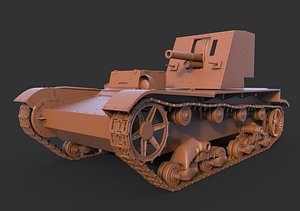 3D Tank SU-26 Clean