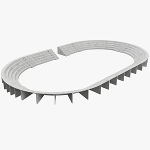 Concrete Arena 3D model