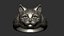 3D-модель кольца «Кошачья голова»