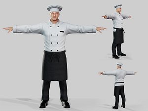 3D Kitchen Chef model