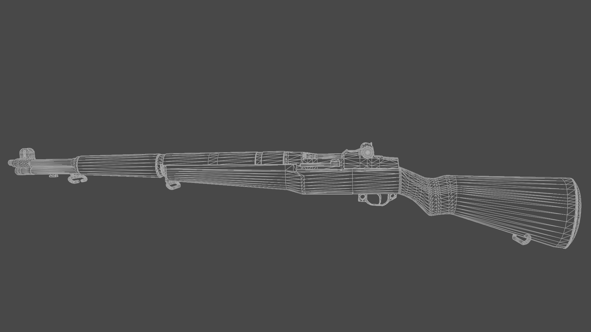 3D M1 garand Rifle model - TurboSquid 1726073