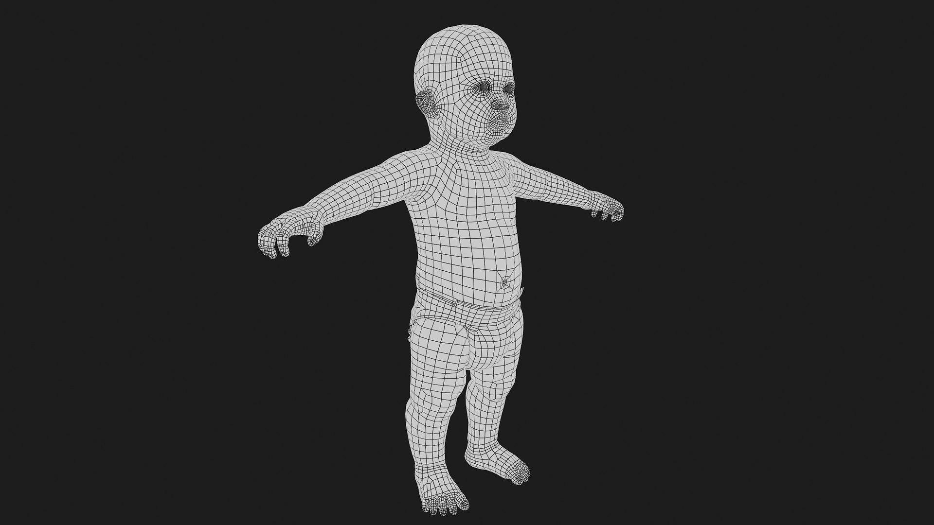 3D Baby No Rig 2 - TurboSquid 2088261