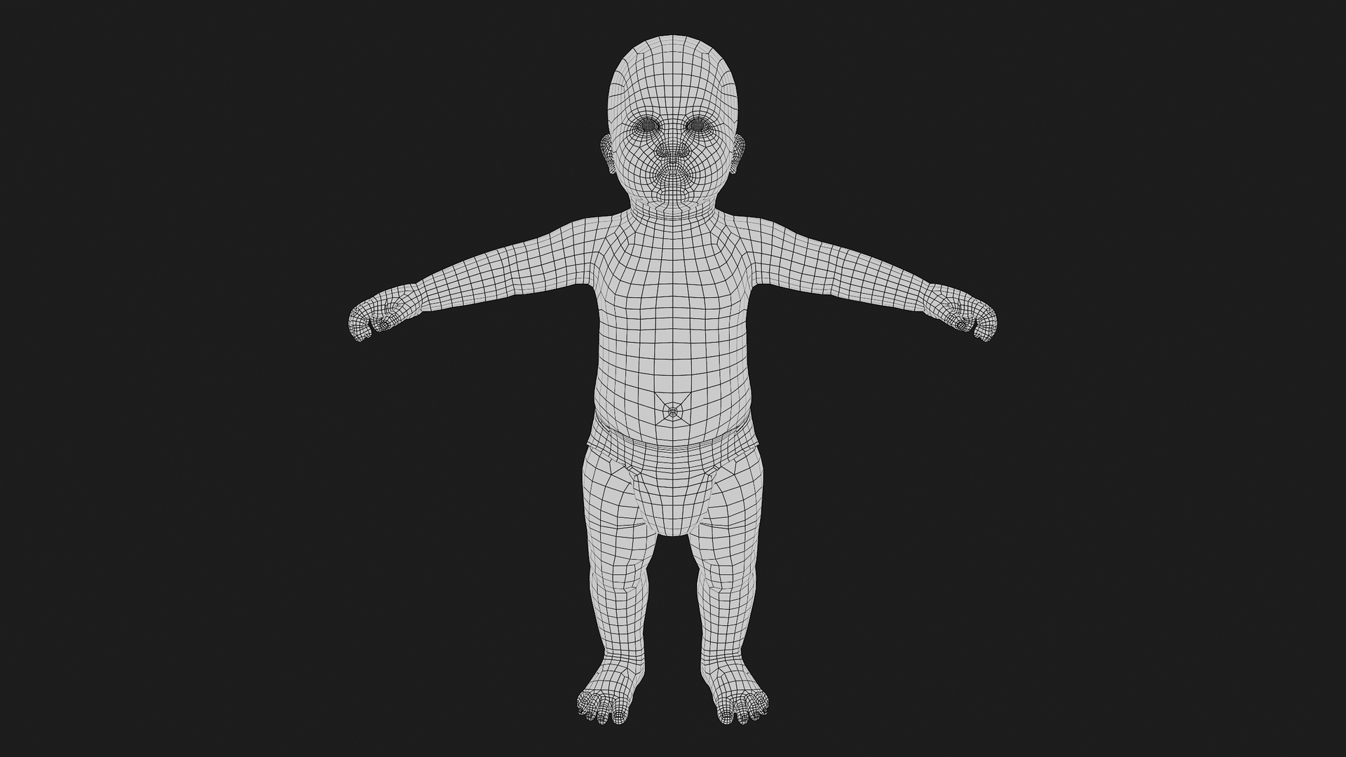 3D Baby No Rig 2 - TurboSquid 2088261